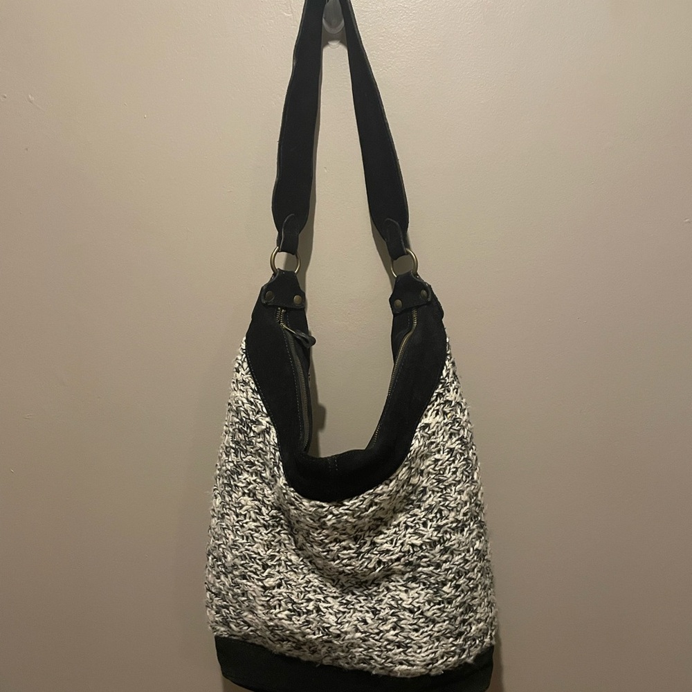 Stylish Black and White Women's Bag